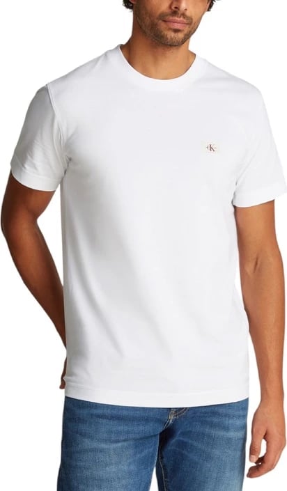 Maicë për meshkuj Calvin Klein Jeans, e bardhë