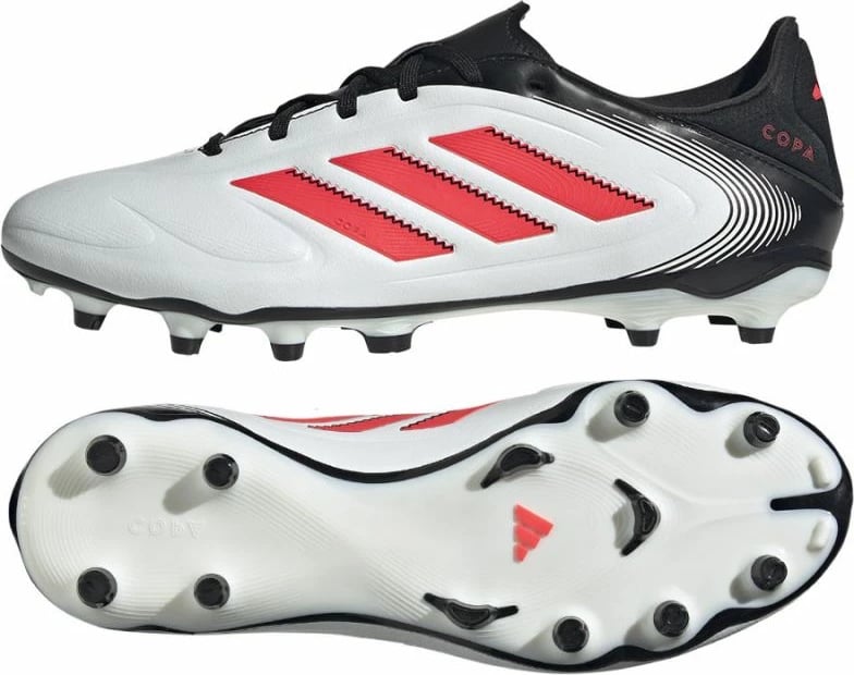 Atlete futbolli adidas për meshkuj, të bardha