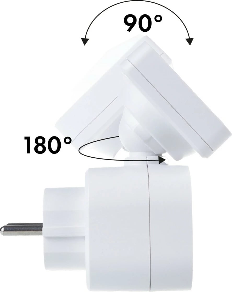 Matës energjie GreenBlue GB615E, 3680W, ekran i kthyeshëm, i bardhë