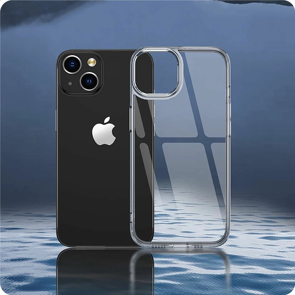 Mbështjellës Tech-Protect FlexAir Hybrid për iPhone 15 Pro, Transparent