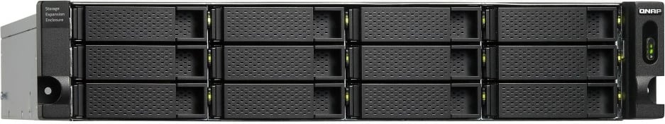 Kabinet ruajtje JBOD, QNAP TL-R1200C-RP, 12x3.5" SATA 6Gb/s, USB 3.2 Gen 2 Type‑C, Rack 2U, furnizim redundant