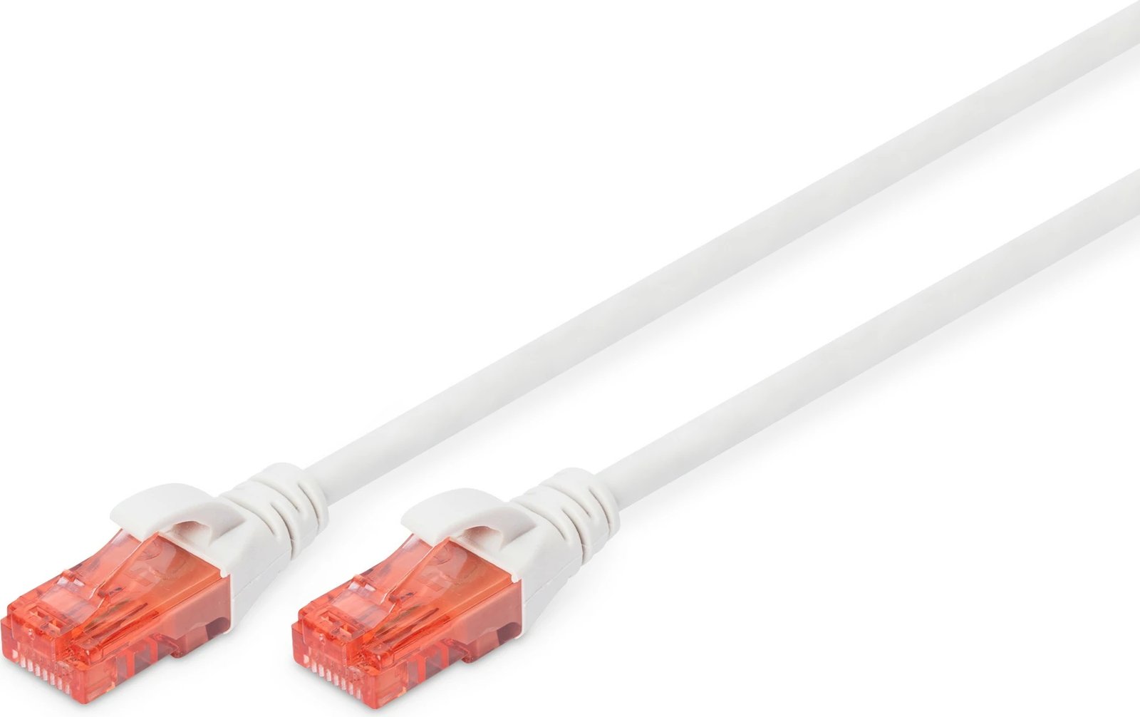 Kabëll rrjeti Digitus Cat6 U/UTP, 1m, RJ-45, i bardhë
