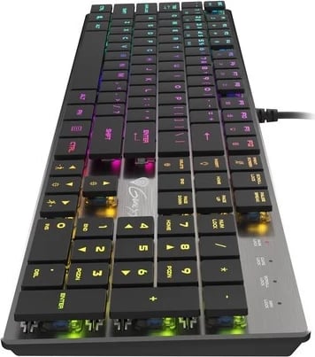 Tastierë Genesis Thor 420, RGB, mekanike, USB, argjendtë