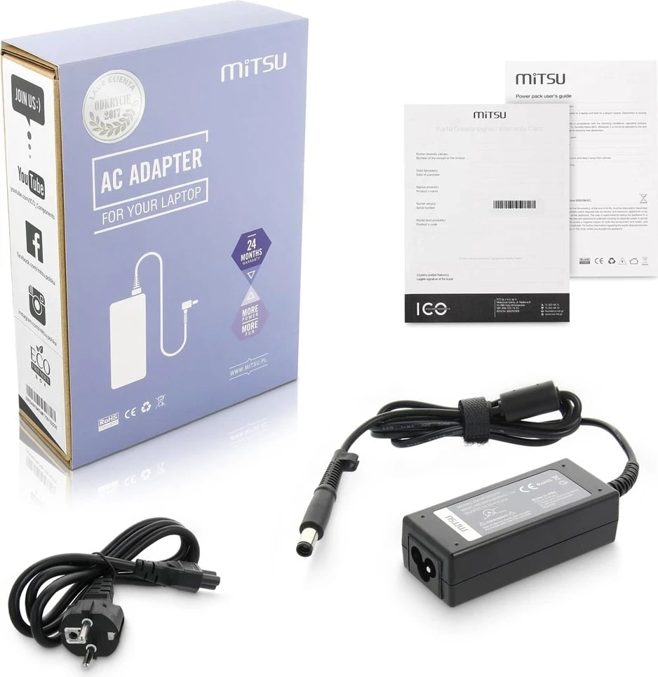Karikues Mitsu për HP, ZM/HP195231 19.5v 2.31a