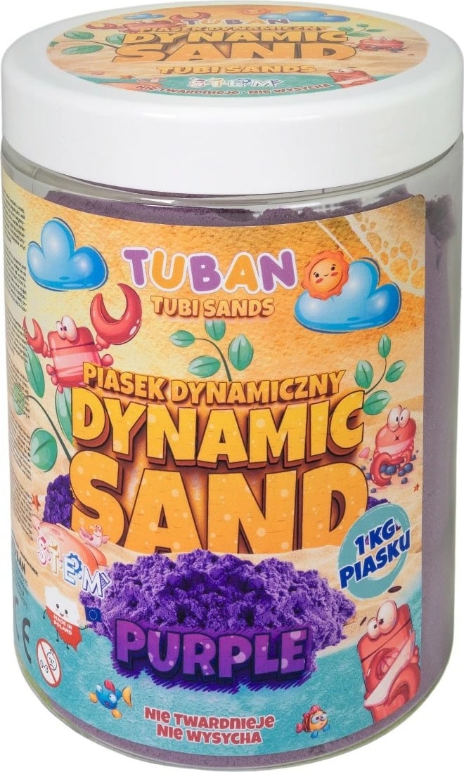Rërë dinamike TUBAN TU3556, 1kg, vjollcë