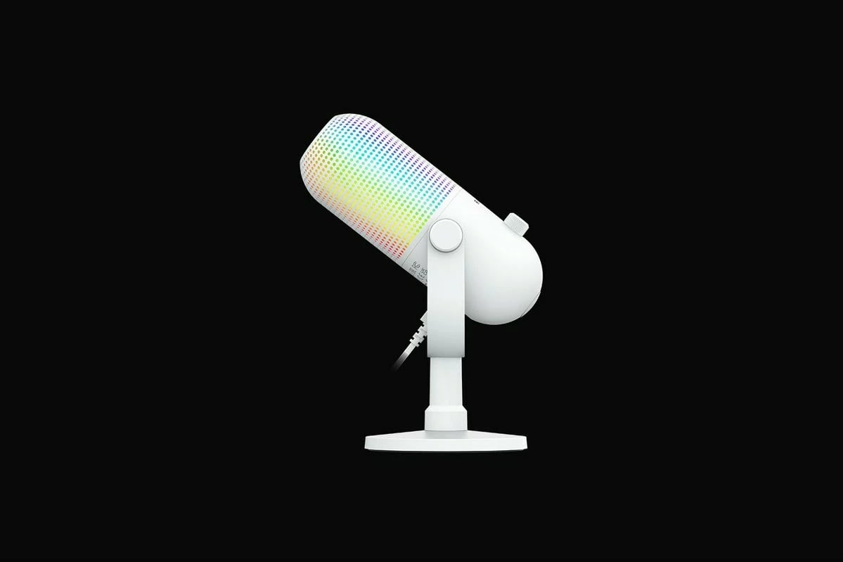 Mikrofon Razer Seiren V3 Chroma i bardhë RGB