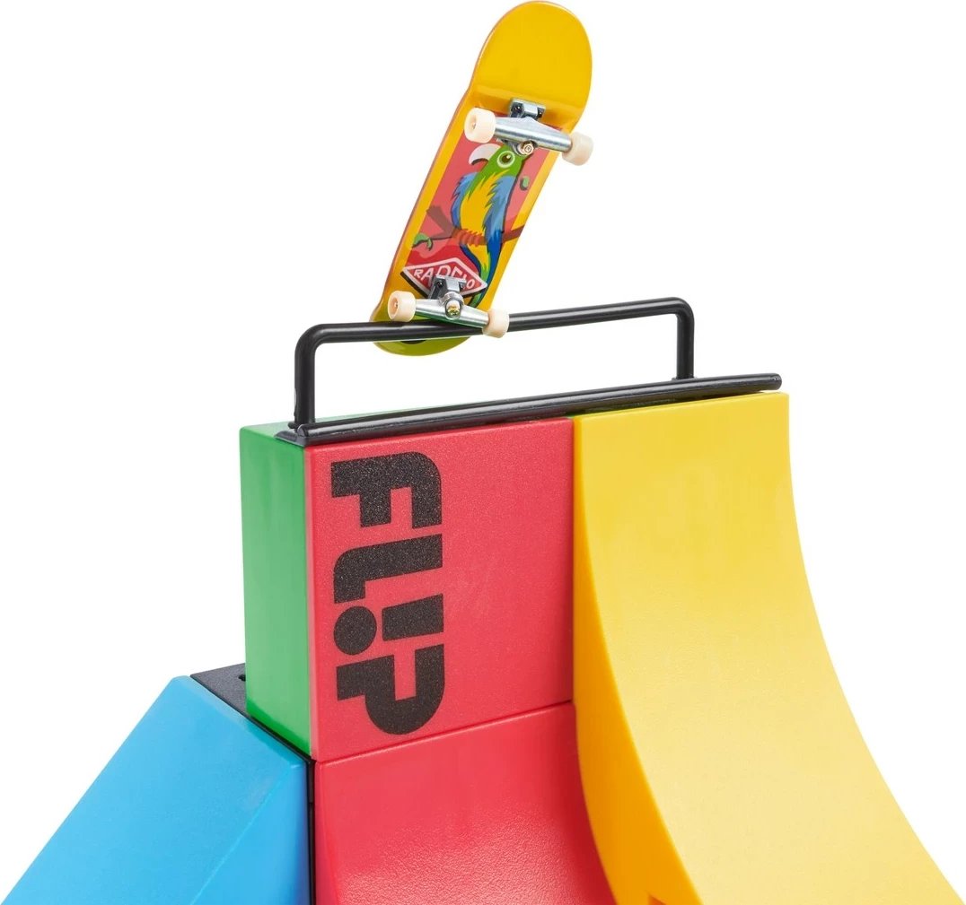 Set rampash Tech Deck Competition Wall 2.0 X-Connect Park Creator, me fingerboard ekskluziv, shumëngjyrësh