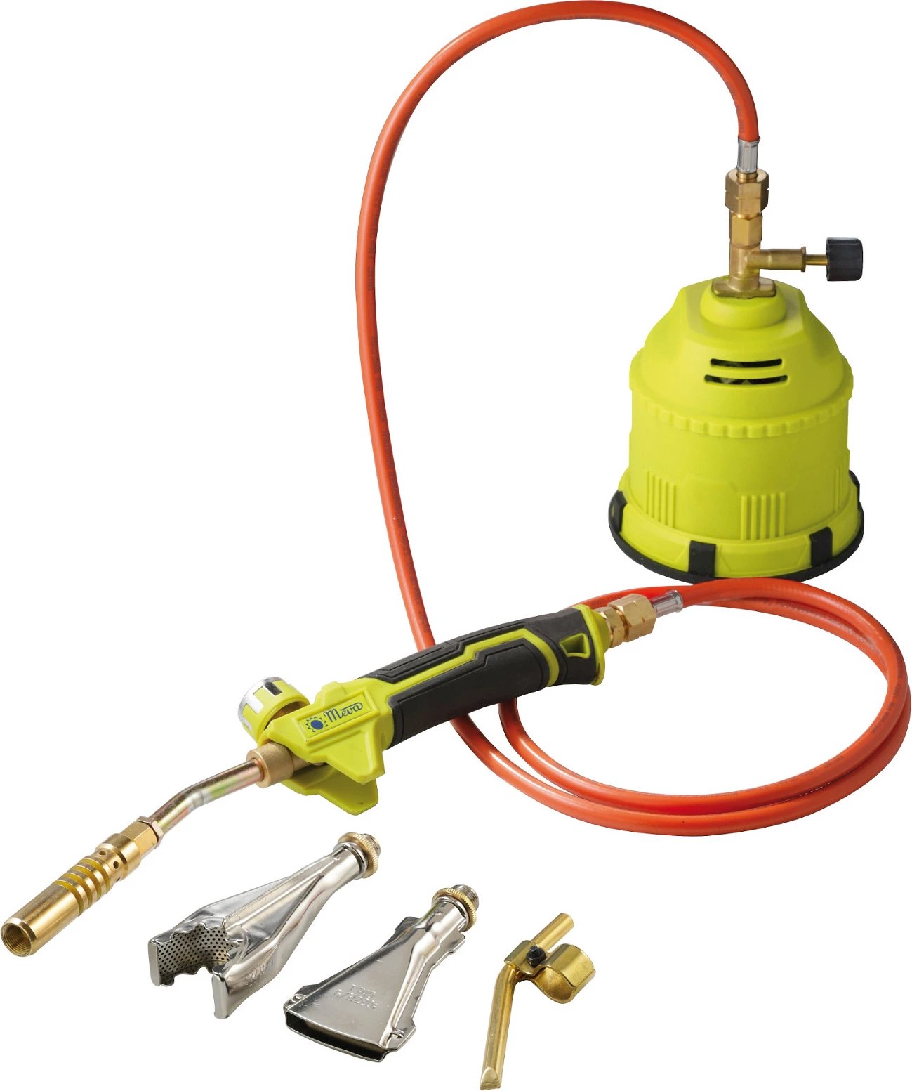 Set djegës me gaz Meva HANDY, 4 maja, për saldim dhe djegie, e verdhë