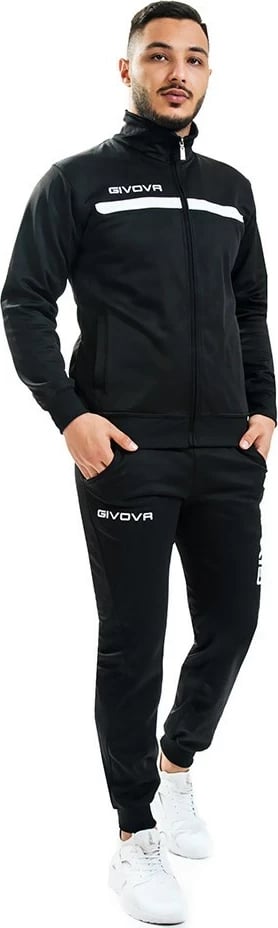 Tuta Givova One TT012 1003, e zezë dhe e bardhë, S