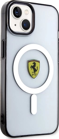 Mbështjellës Ferrari FEHMP14SURKT për iPhone 14 6.1", transparent, MagSafe
