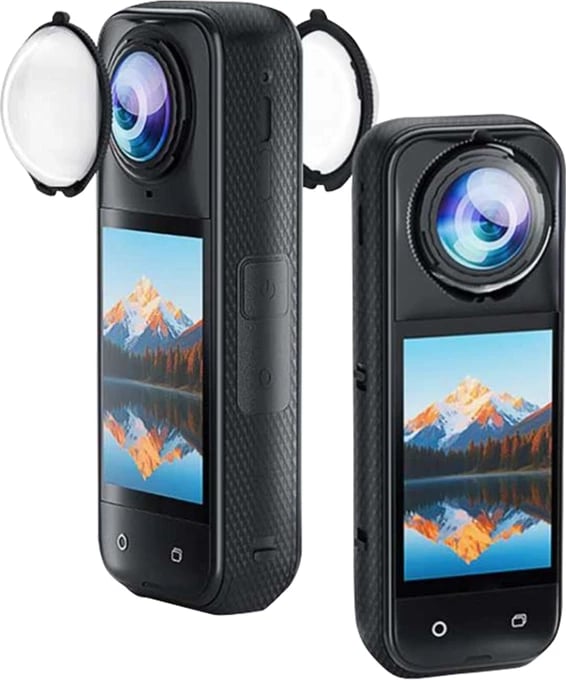 Mbrojtëse lenteje Puluz PU749T për Insta360 X5, set 2 copë, Transparent