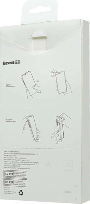 Mbështjellës Baseus SuperCeramic me xham të temperuar për iPhone 14 Plus, transparent, set