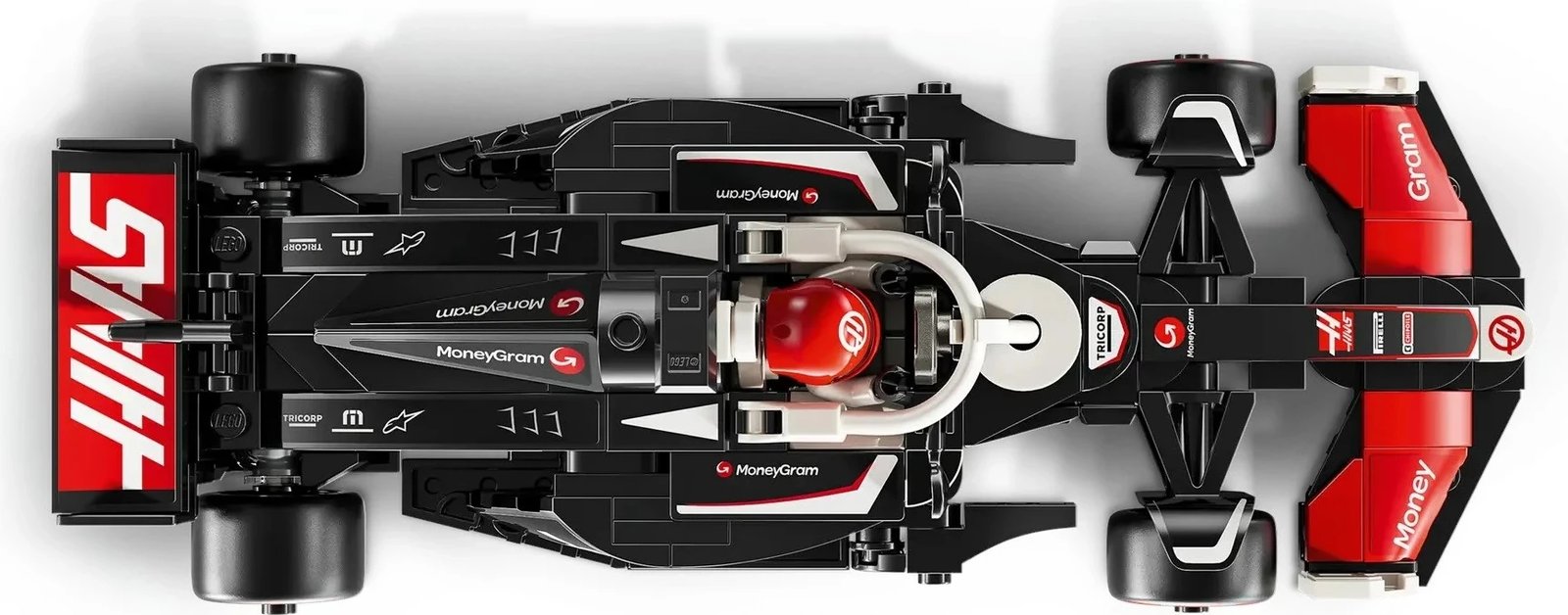 Set LEGO Speed Champions MoneyGram Haas F1 Team VF-24, 77250, 242 pjesë, me minifigurë