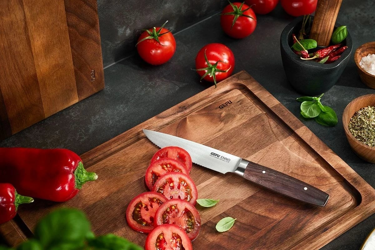 Dërrasë prerëse GEFU ENNO, druri arre, drejtkëndëshe, 1 copë