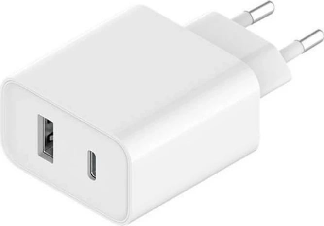 Karikues muri Xiaomi Mi 33W, 2 porta USB-C + USB-A, i bardhë