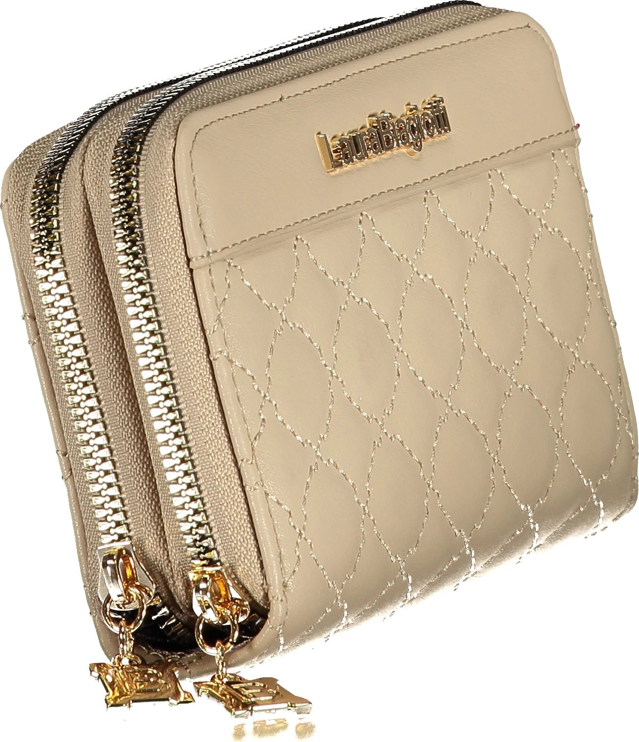 Portofol femra LAURA BIAGIOTTI Double Crafter, bezhë