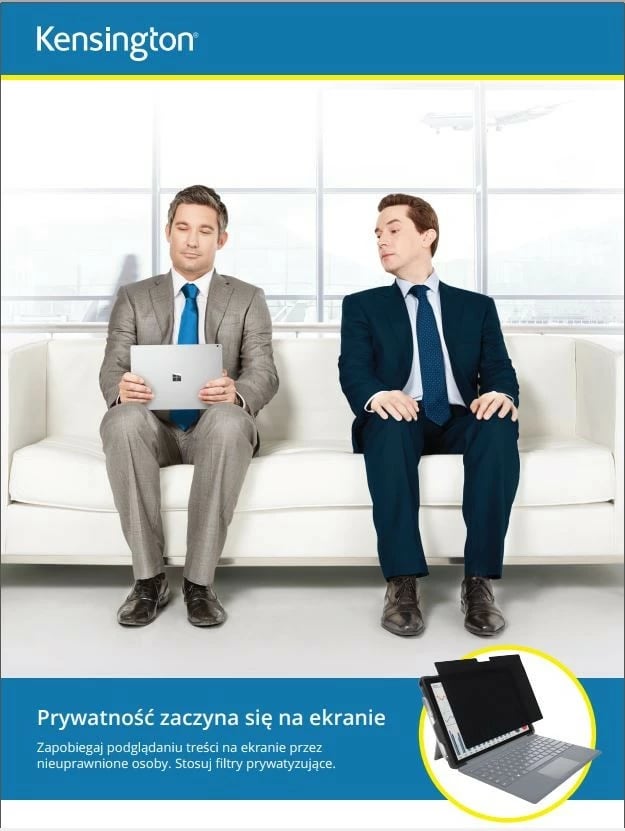 Filtër privatësie Kensington 626485 për monitor 23" 16:9, dyanshëm, i heqshëm, zi