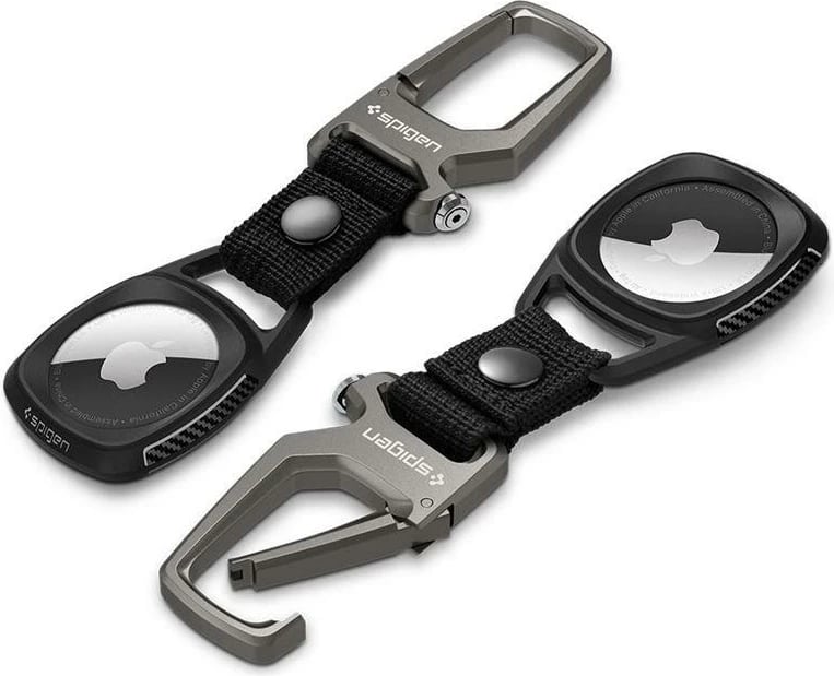 Mbështjellës Spigen Rugged Armor për Apple AirTag, Matte Black