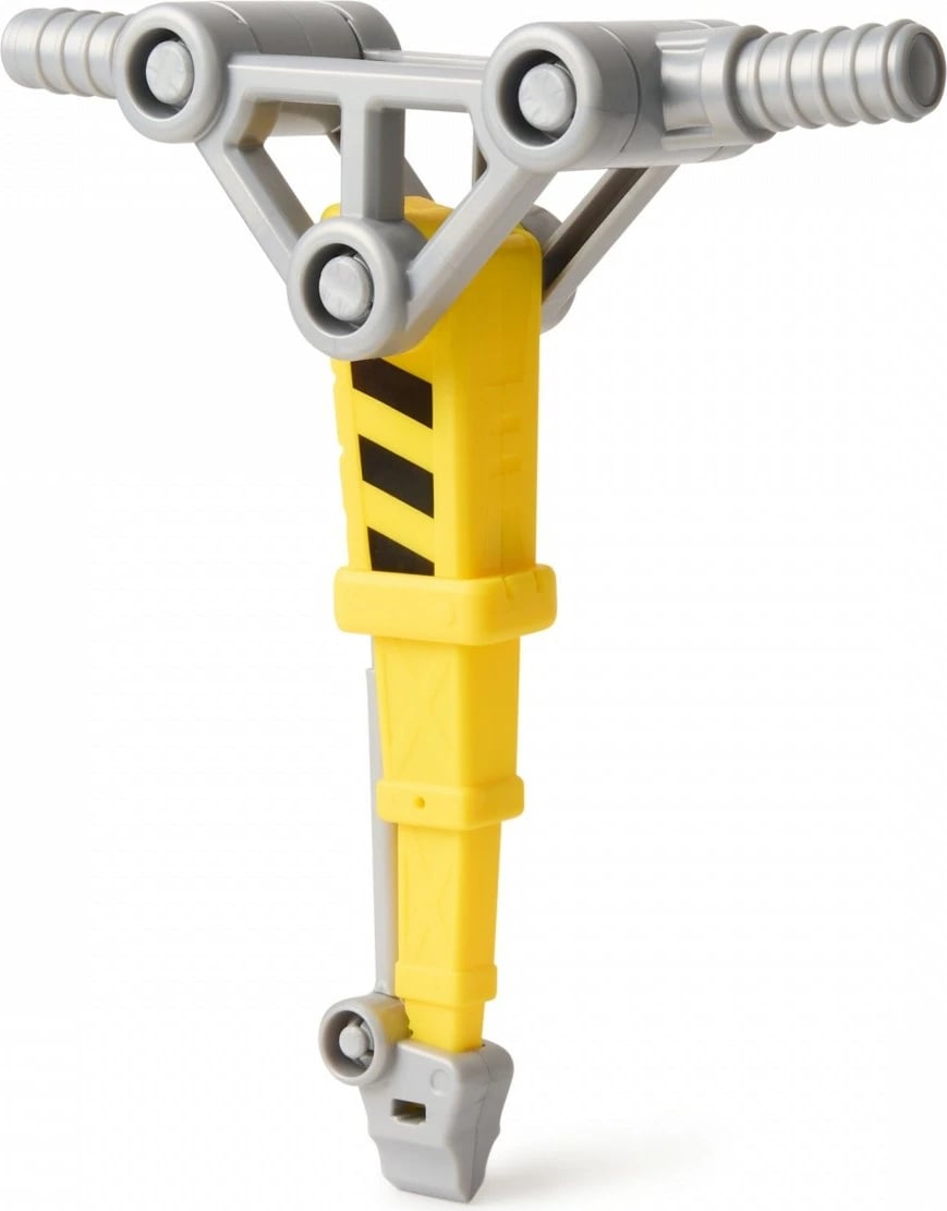 Lodër ndërtimi Spin Master Rubble & Crew Charger, me vinç dhe mjete, plastikë, Gri/Kuq/Verdhë, set