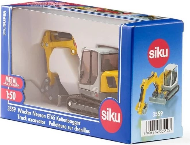 Lodër ekskavator SIKU, Metal dhe Plastik, Verdhë