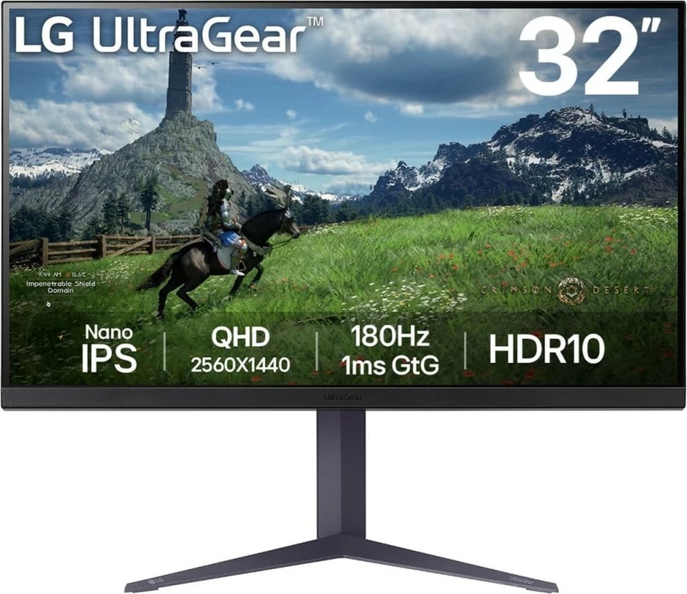 Monitor LG 32GS85QX-B, 32", 2560 x 1440, 1 ms, i zi