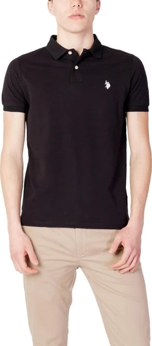 Maicë polo për meshkuj U.s. Polo Assn., e zezë