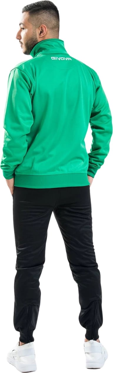Trenerka unisex Givova, e gjelbër e zezë