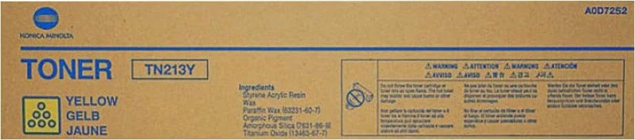 Toner Konica Minolta A0D7252, për bizhub C203/C253, Verdhë, 1 copë