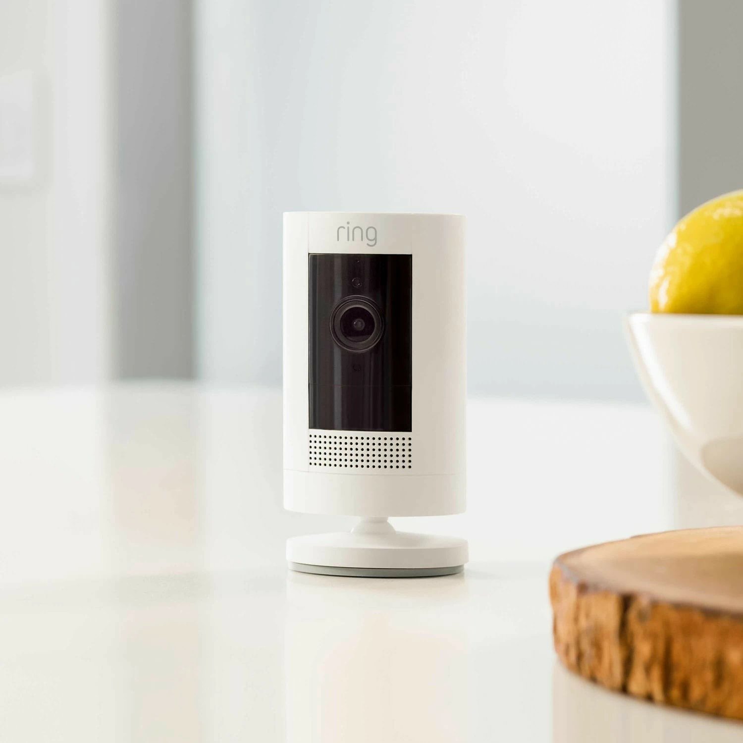 Kamerë sigurie IP Amazon Ring Stick Up Cam Battery, pa kabllo, e bardhë