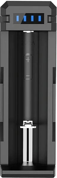 Karikues baterish XTAR SC1, për Li-Ion, i zi