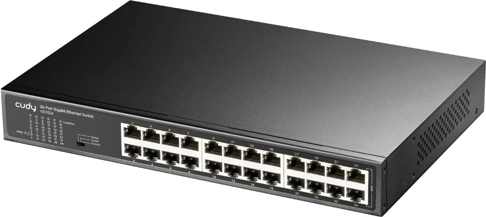 Switch Cudy GS1024, 24 porta Gigabit Ethernet, Zi