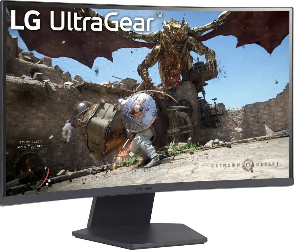 Monitor LG UltraGear 27GS60QC, 27", 2560 x 1440, Full HD, LCD, i zi