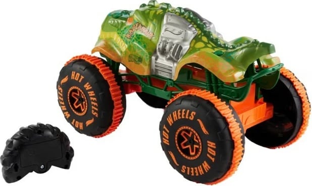 Kamion lodër RC Hot Wheels Rageasaur JBH03, 1:15, dekorativ
