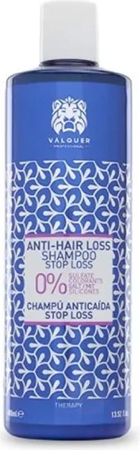 Shampon kundër rënies së flokëve Valquer Anti-Hair Loss 0%, 400ml