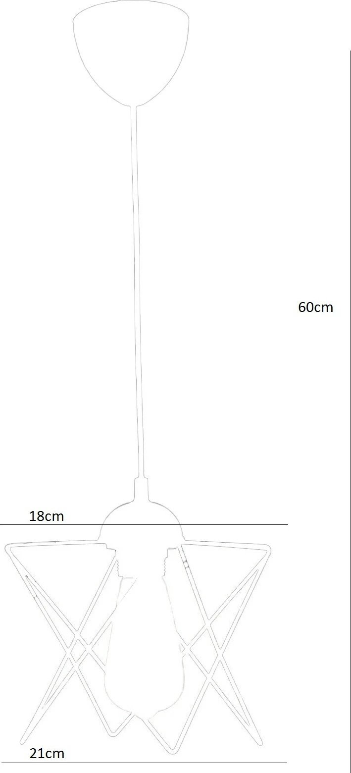 Llambë tavani Opviq, model 205-P, metal i zi