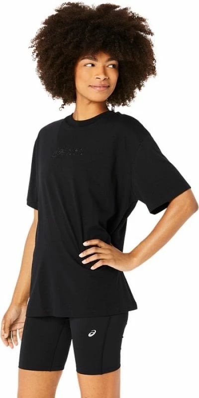 Maicë sportive Asics unisex, e zezë