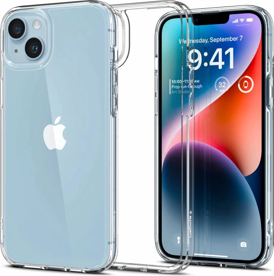 Mbështjellës Spigen Ultra Hybrid për iPhone 14 Plus, Transparent