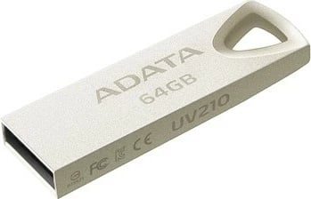 Pendrive Adata DashDrive UV210, 64GB, USB 2.0, Argjend