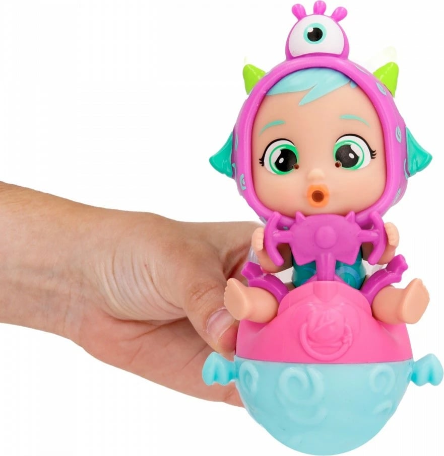 Kukull Cry Babies Stars Jumpy Monsters Fuzz, Tm Toys, IMC913653, plastikë, me aksesorë