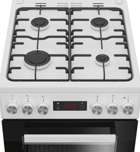 Sobë kombinim gaz dhe rrymë Beko FSE52323DWD, 55L, e bardhë