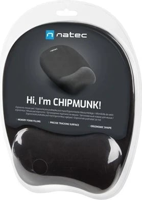 Mbështjellës për kyçin e dorës Natec Chipmunk, i zi