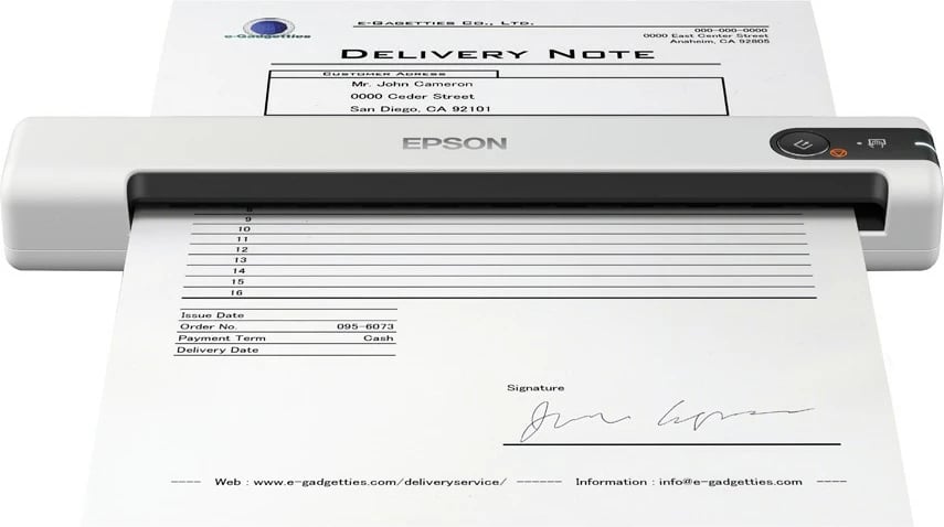 Skaner Epson WorkForce DS-70, 600x600 DPI, A4, USB, portativ