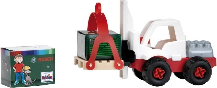 Kamion lodër Klein Bosch 8626 me vegla, plastikë, Gri/Gjelbër/E Kuqe, set
