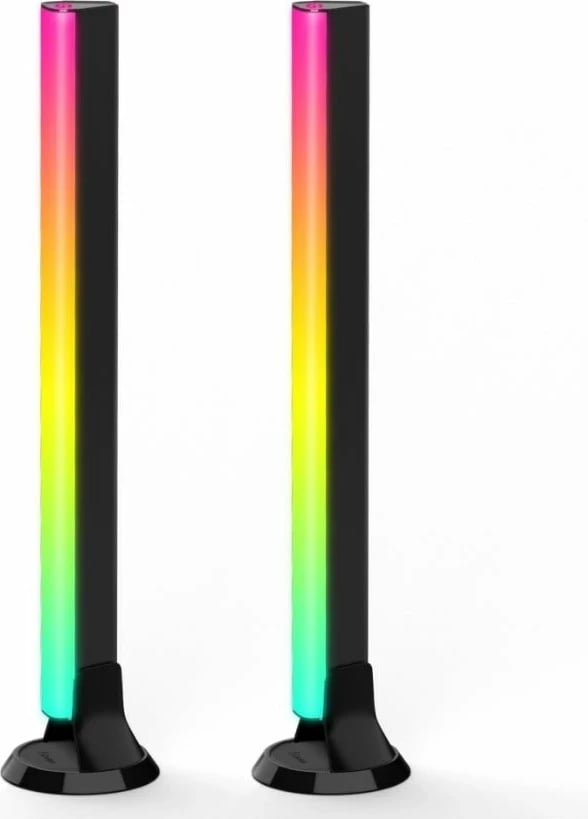Drita LED Govee H6046 për TV, RGBIC, 2.4GHz Wi-Fi, Bluetooth, 2 copë, Zezë