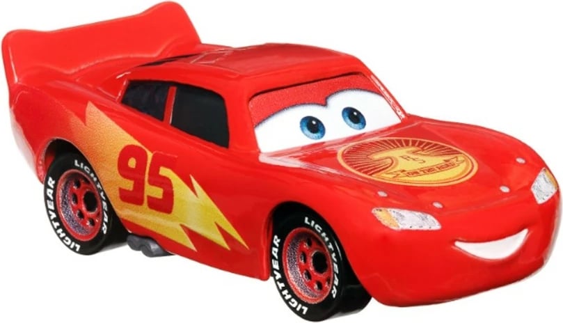 Veture lodër Mattel Cars DXV29/HKY34 Lightning McQueen, metal, e kuqe