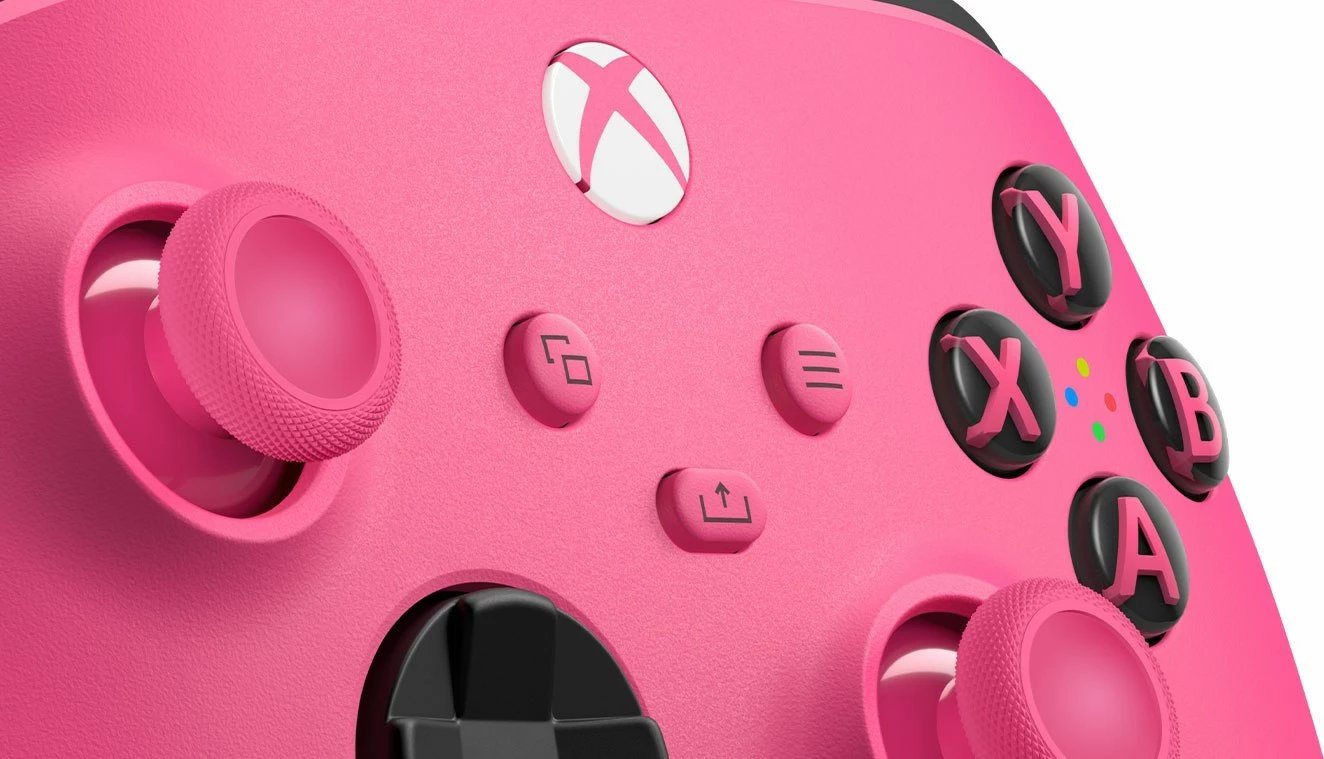 Gamepad Microsoft Xbox Wireless Controller, Bluetooth, për Xbox Series S/X, PC, Android/iOS, Rozë