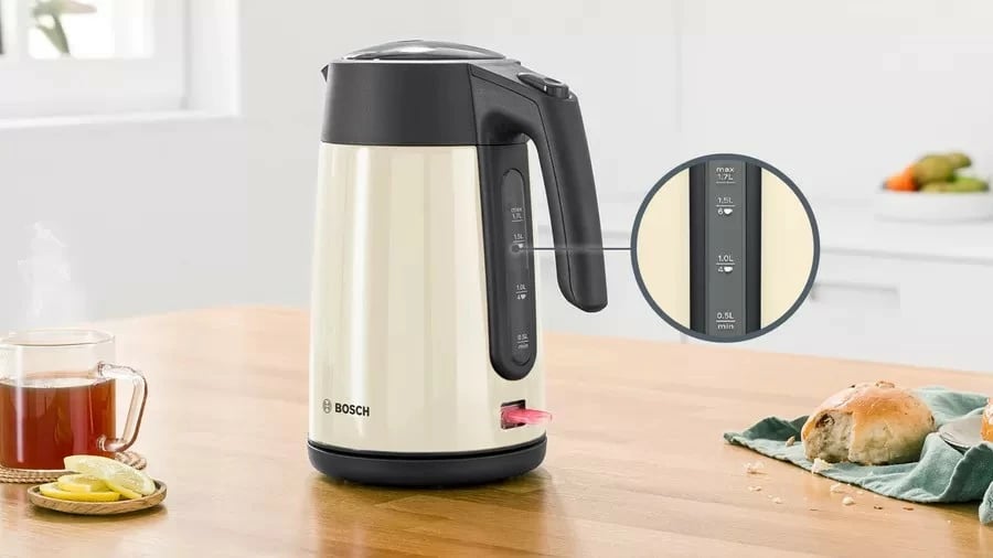 Ibrik elektrik Bosch TWK7L467, 1.7L, Bezhe