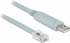 Kabllo USB në RS-232 DeLOCK 63911, 1m, blu