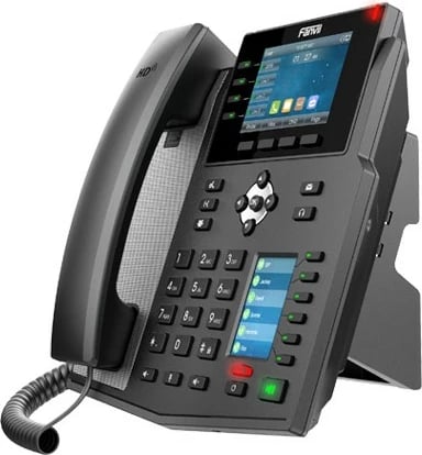 Telefon IP Fanvil X5U, Celular, i zi, me kabllo, Desk/Wall, 16 linja, 2000 hyrje