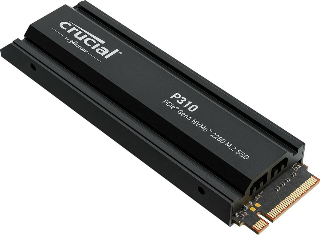 SSD Crucial P310, 1TB, M.2 NVMe PCIe 4.0 2280 me radiator